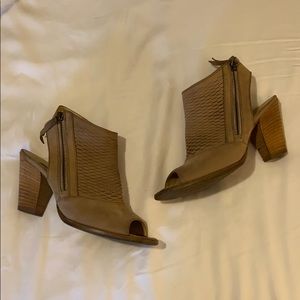 Paul Green Willow Perforated Peep Toe Booties
